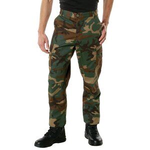 Street Military Grunge PROPPER Green Army Camo Cargo Pants, Men's X-Large